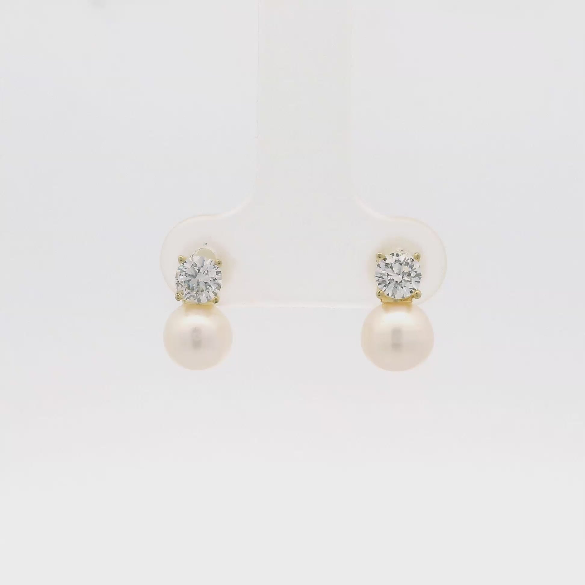 Stardust Silver stud earrings